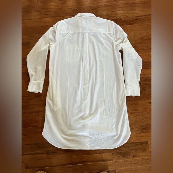 98% Cotton Gap Oxford White Shirt Dress - Picture 10 of 10